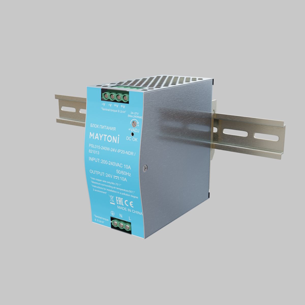 Блок питания Maytoni PSL015 240Вт DC24В IP20 821013