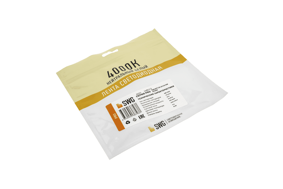 Светодиодная лента SWG SWG3PT120-24-9.6-NW 005668