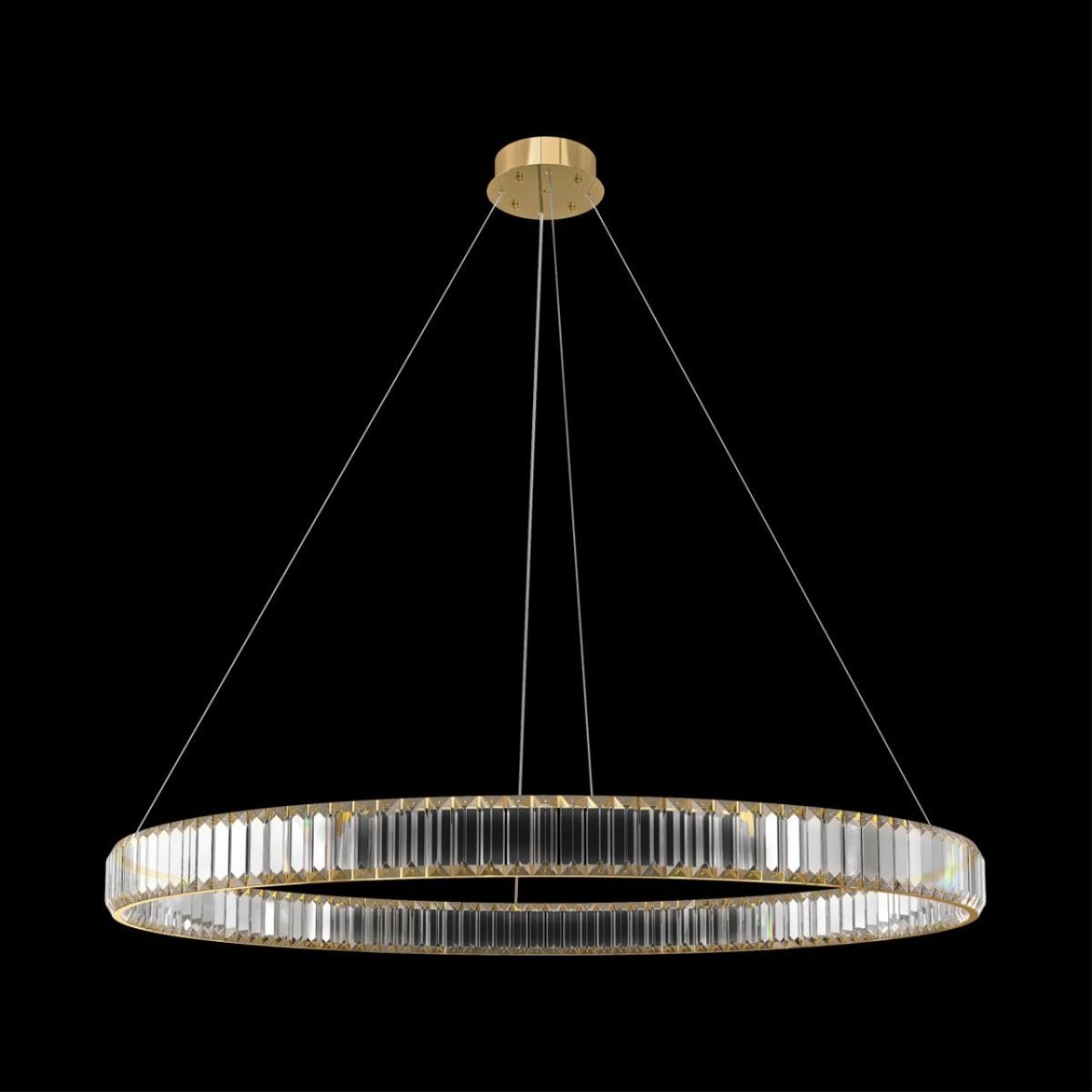 Подвесная люстра Loft IT Crystal ring 10135/1000 Gold