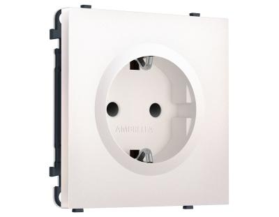 Комплект механизма электрической розетки SIGMA Жемчуг 50Hz 2P+E с/з с/ш 16A-250V QUANT PRO Ambrella Volt MS207010 (SP2070, PR141)