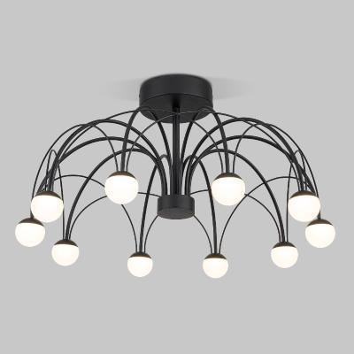 Люстра на штанге Eurosvet Ragno 90035/10 LED черный a069307