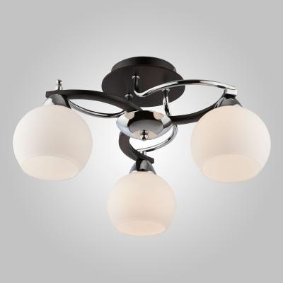 Потолочный светильник Eurosvet 9654/3 хром/черный 00000065862