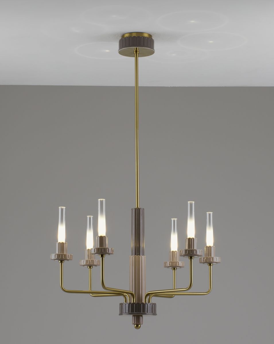 Люстра на штанге Moderli Atelieri V11691-PL