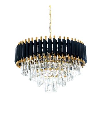 Подвесная люстра Lumina Deco Funneli LDP 6003-550 BK+F.GD Подвесная люстра Lumina Deco Funneli LDP 6003-550 BK+F.GD