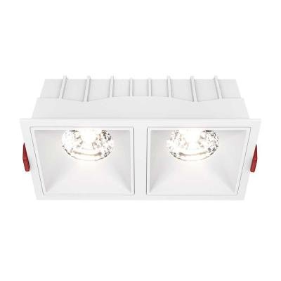 Встраиваемый светильник Maytoni Alfa LED DL043-02-15W4K-D-SQ-W