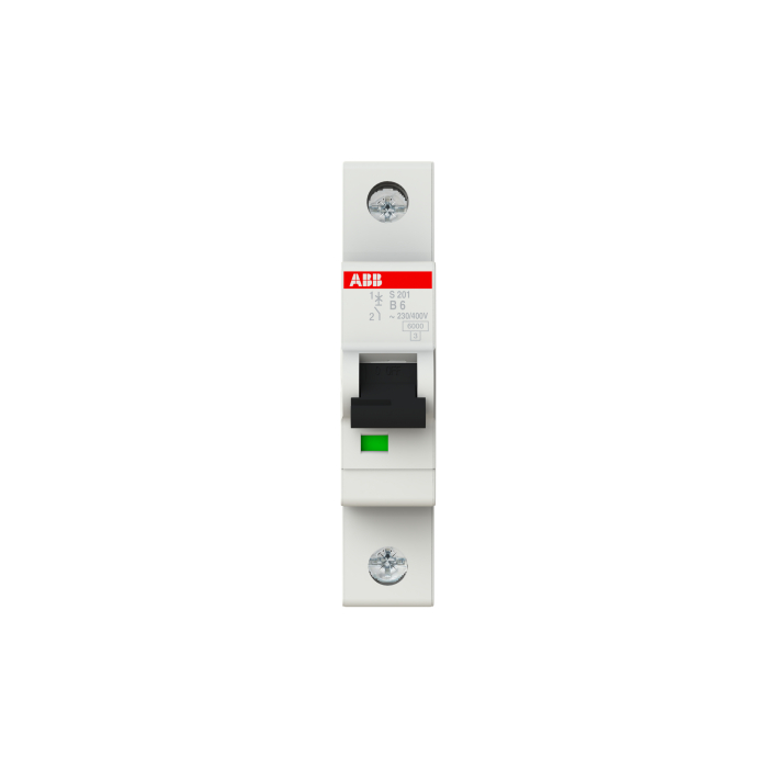 Автоматический выключатель ABB S201 1-полюсный B 6 6кА