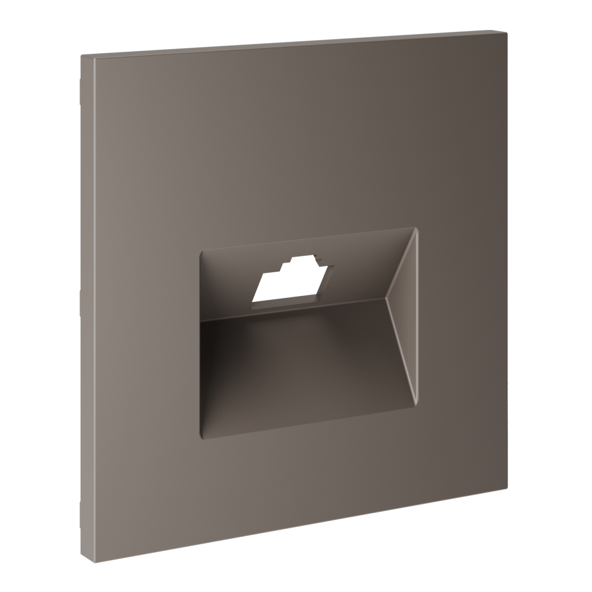 Накладка для розетки компьютерной RJ45 кат.6 Voltum S70 (капучино) VLS001314