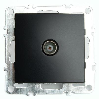 Розетка телевизионная Stekker Эрна черный PST00-9108-03 49152 Розетка телевизионная Stekker Эрна черный PST00-9108-03 49152