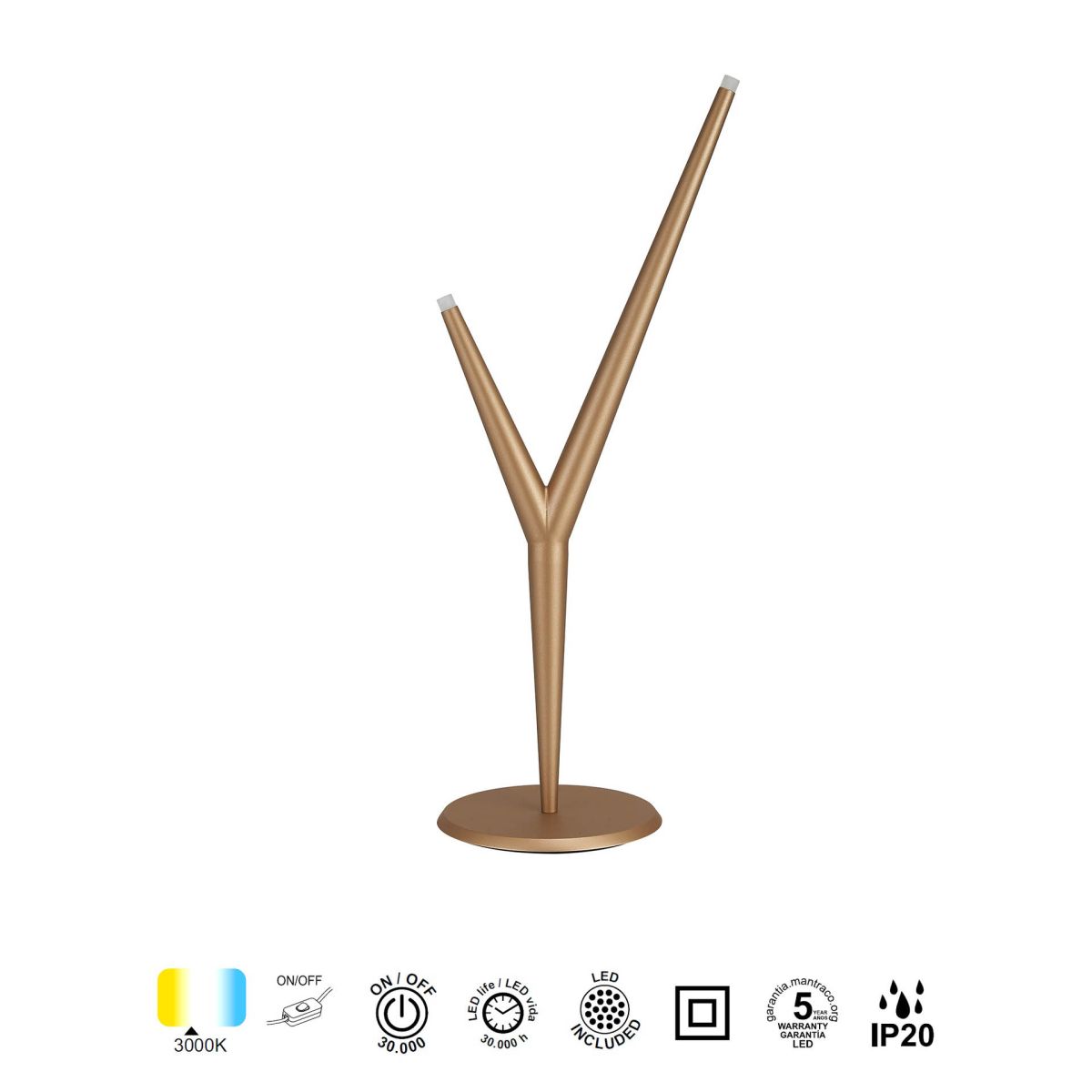 Настольная лампа Mantra Arrecife 9231