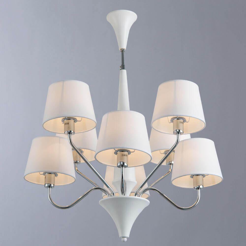 Подвесная люстра Arte Lamp A1528LM-8WH