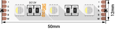 Светодиодная лента SWG SWG560-12-19.2-RGB+NW-M 009712