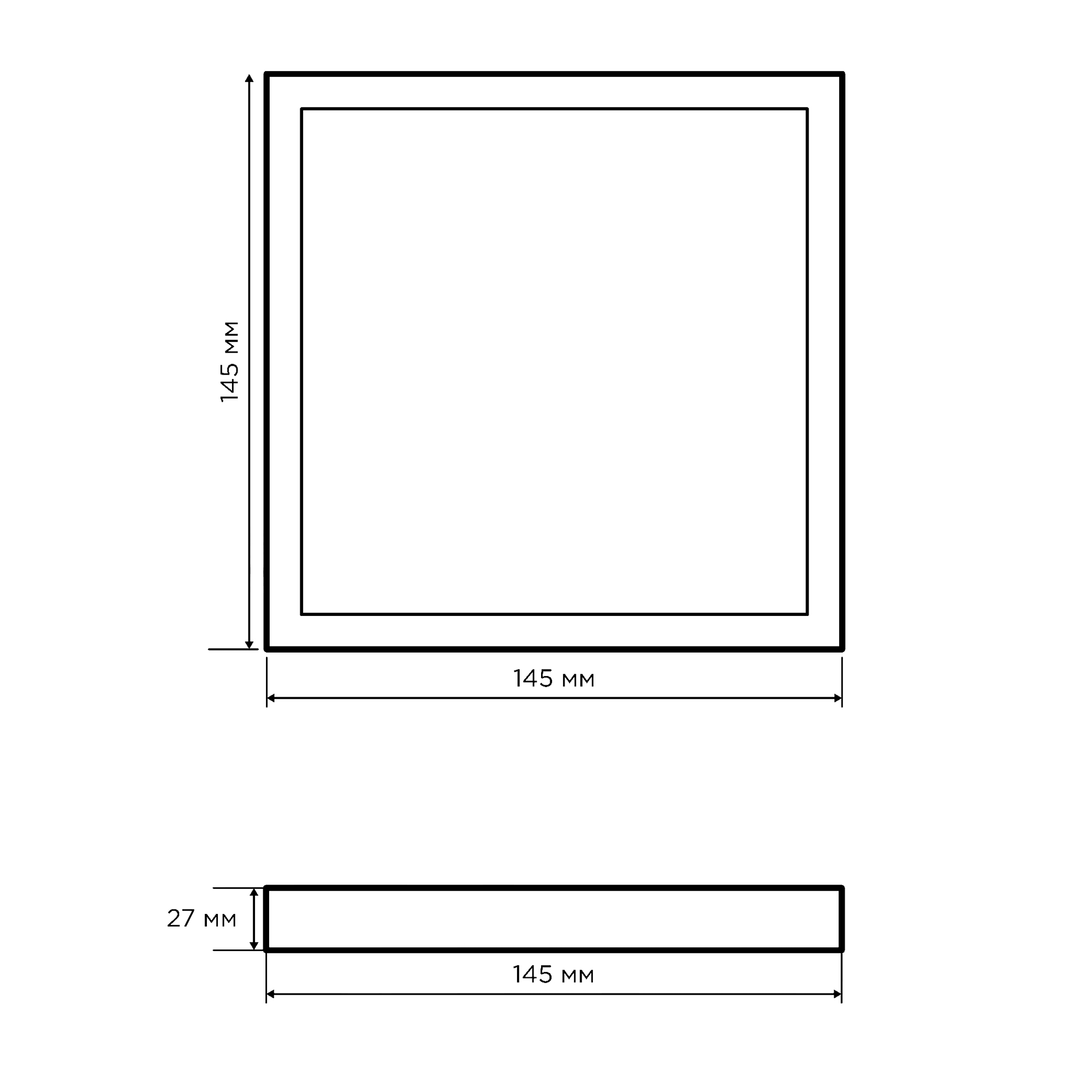Накладная светодиодная панель Apeyron 06-45