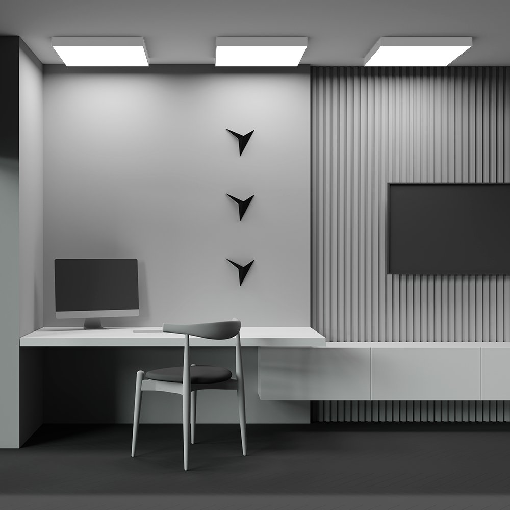 Потолочный светильник Maytoni Zon C032CL-90W3K-SQ-W