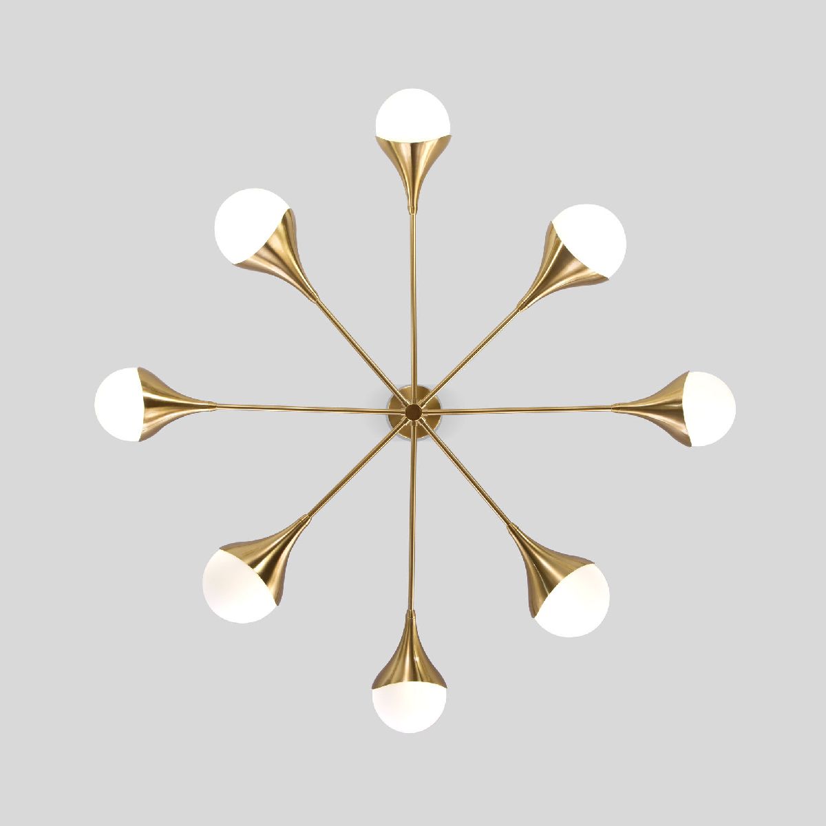 Люстра на штанге Eurosvet 60168/8 латунь Smart a068273