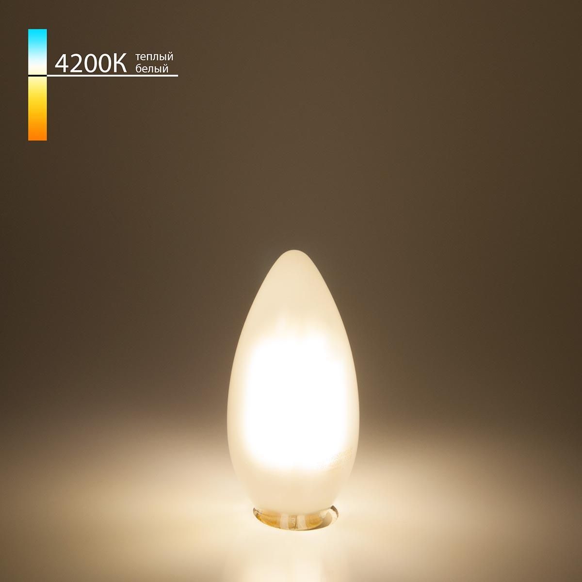 Лампа светодиодная филаментная Elektrostandard BLE1427 E14 9W 4200K матовая 4690389151262