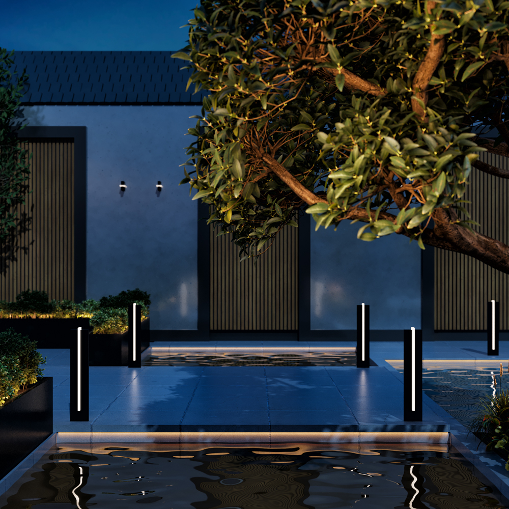 Уличный настенный светильник Maytoni Line O484WL-L6GF3K