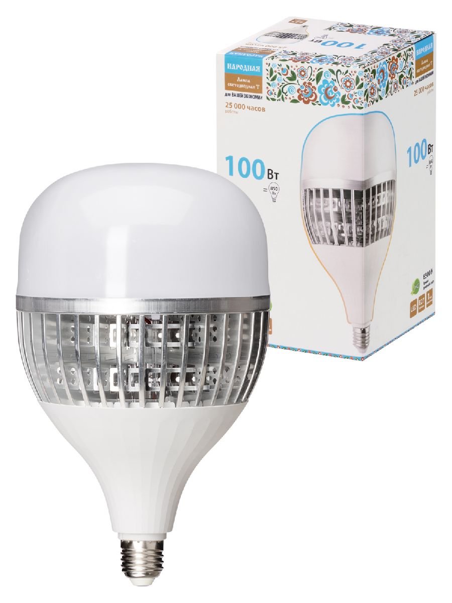 Лампа светодиодная TDM Electric Народная E27 100W 6500K матовая SQ0340-1588