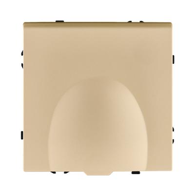 Розетка штепсельная SCHUKO 16A/250 В с крышкой, золотой Kollinger Eclipse EC-015GD