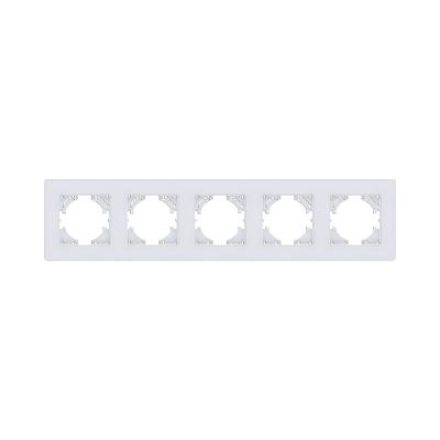 Рамка 5-постовая, белый Kollinger Eleganz Acryl EA5WH