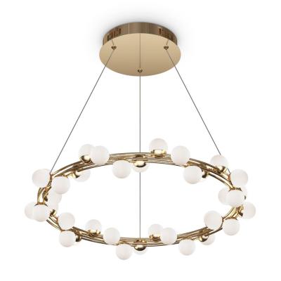 Подвесная светодиодная люстра Maytoni Tessara MOD081PL-L50G3K
