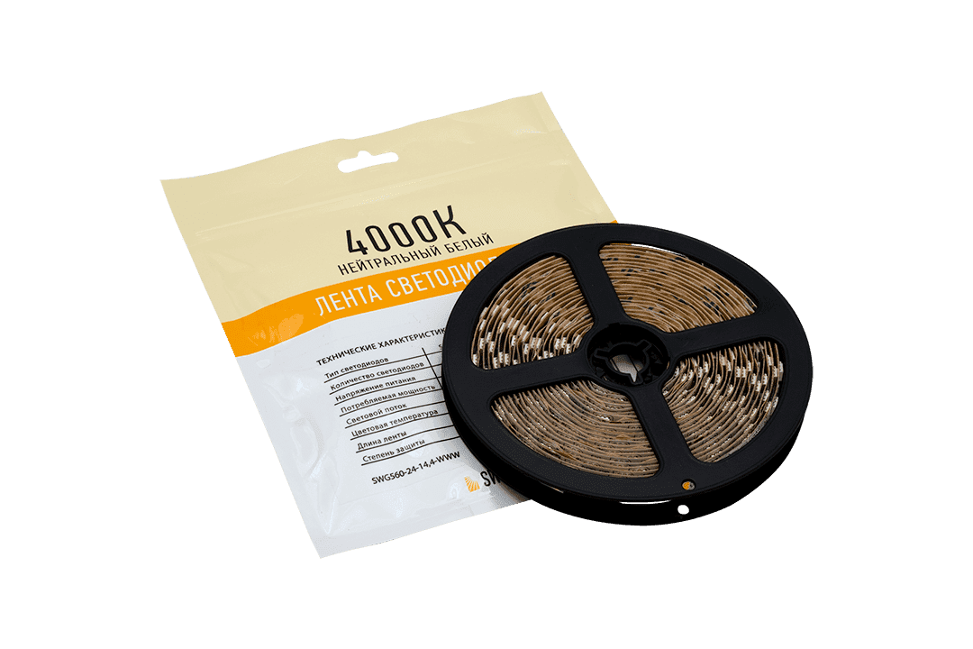 Светодиодная лента SWG SWG560-24-14.4-WWW-M 009709