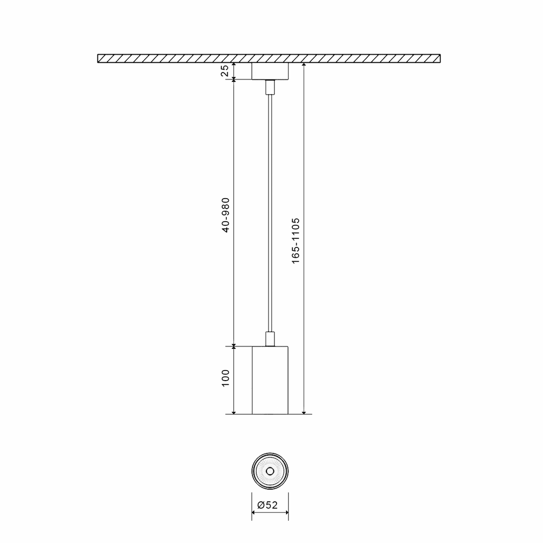 Основание для подвесного светильника SWG MINI-VL-M6-WH 004868