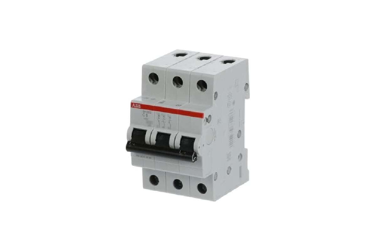 Автоматический выключатель ABB SH203 3-полюсный C6 6кА