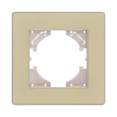 Рамка 1-постовая, золотой Kollinger Eleganz Acryl EA1GD