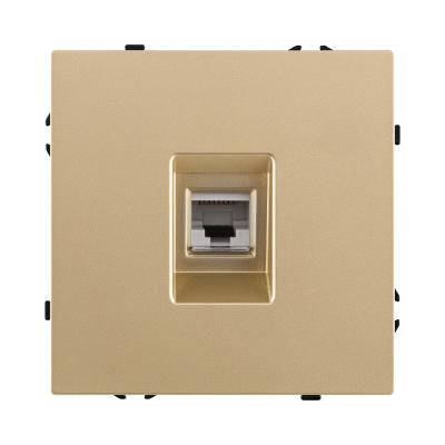 Розетка Ethernet RJ45 Cat.6, золотой Kollinger Eclipse EC-017GD