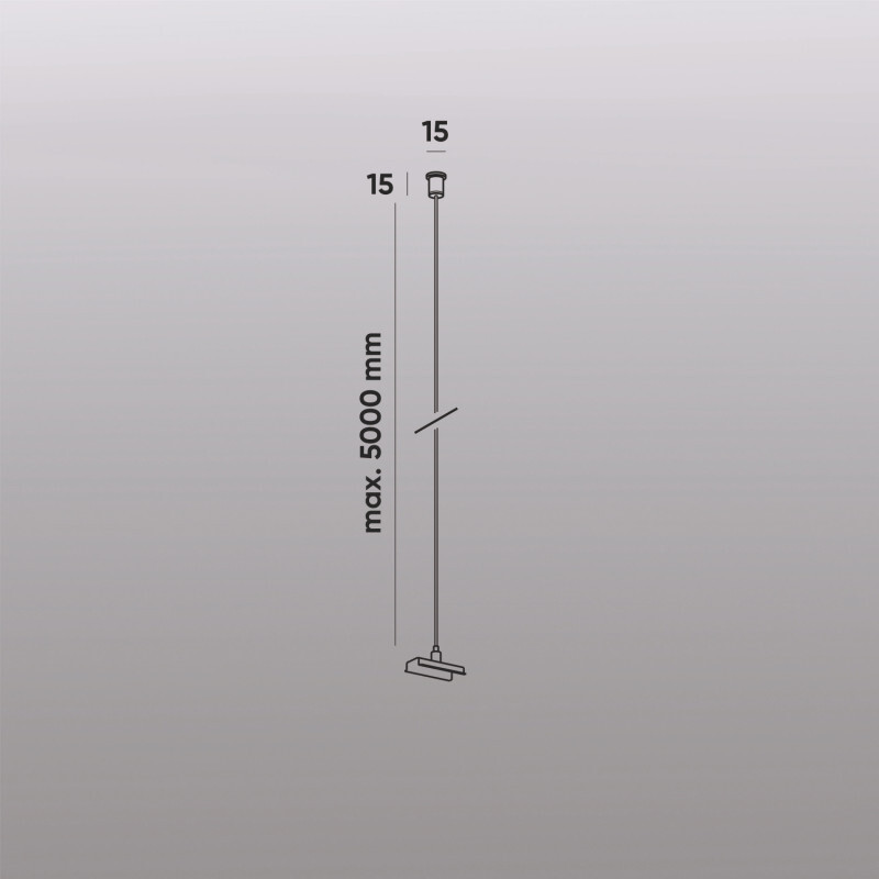 Механический подвес для трека Denkirs Smart Base TR2127-BK