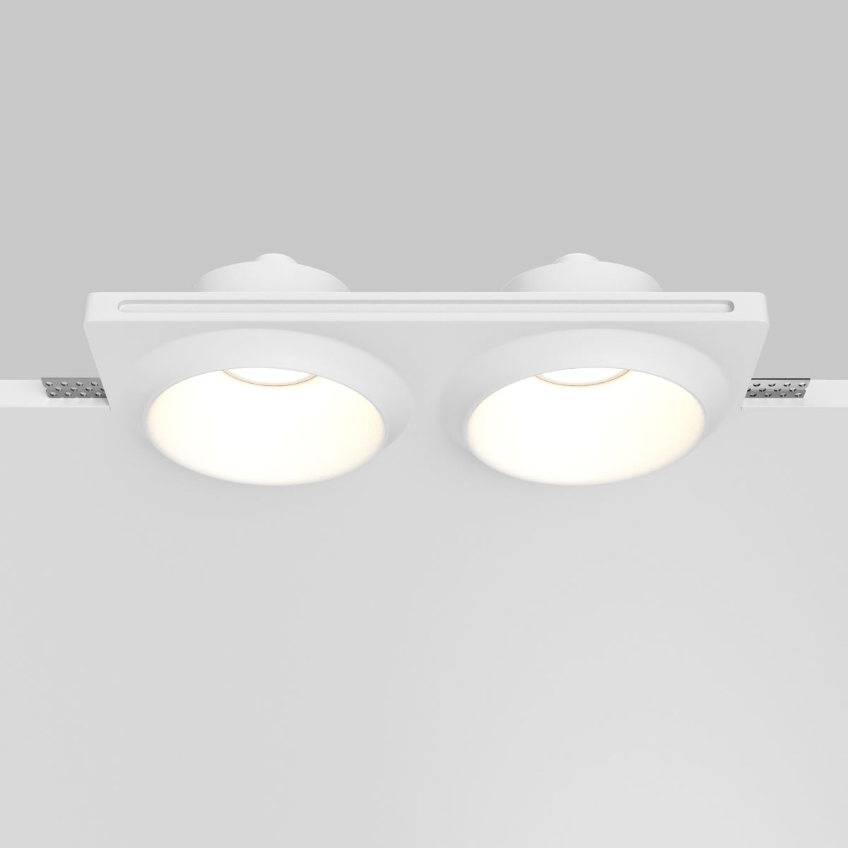 Встраиваемый светильник Maytoni Gyps Modern DL124-GU10-02-TRS-W