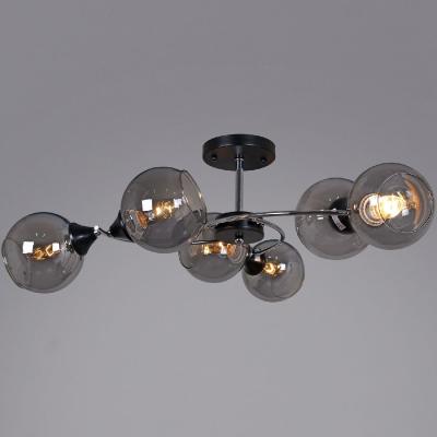 Люстра на штанге Reluce 02288-0.3-06 BK+CH