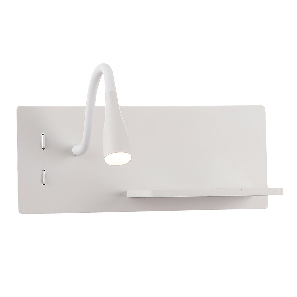 Настенный светильник Crystal Lux CLT 217W Qi+USB WH