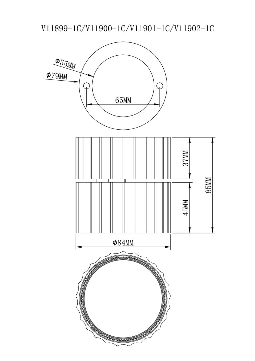 Спот Moderli Cora V11899-1C