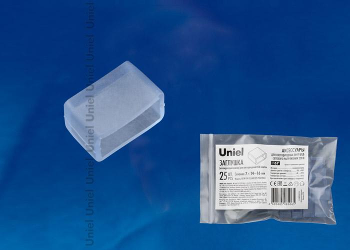 Заглушка (UL-00000871) Uniel UCW-K14 Clear 025 Polybag