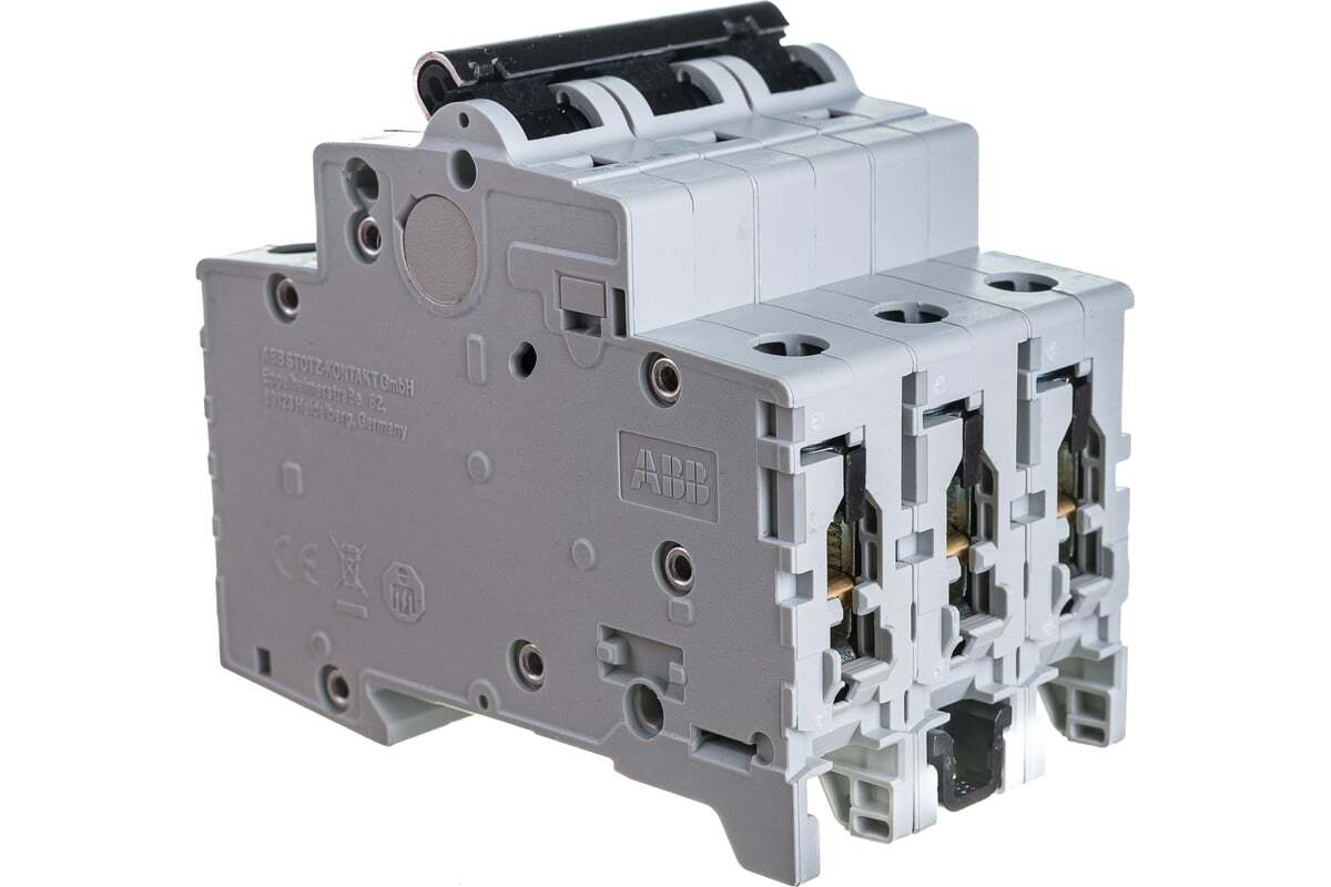 Автоматический выключатель ABB S203 3-полюсный C20 6кА