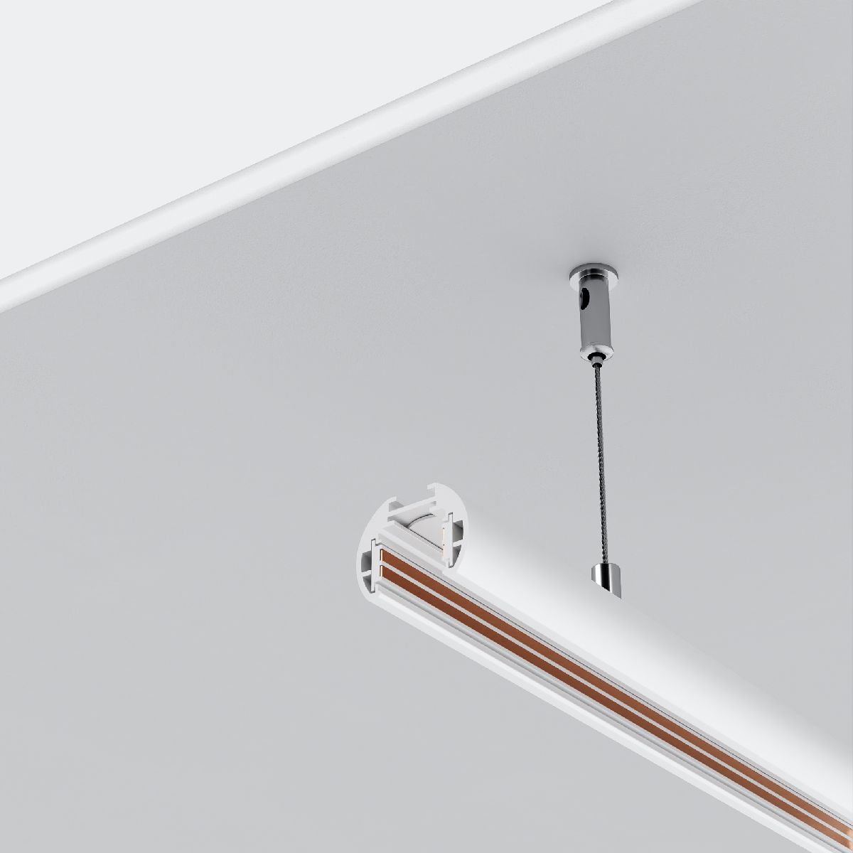 Шинопровод магнитный Maytoni Exility TRXM034-R-412W