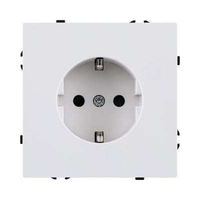 Розетка штепсельная SCHUKO 16A/250 В, белый глянцевый Kollinger Eclipse EC-014WG