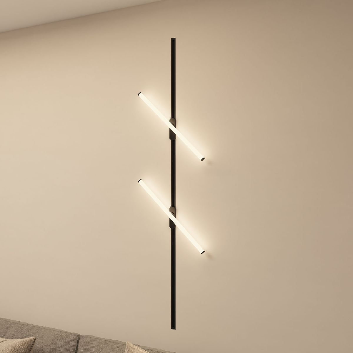 Трековый однофазный светильник Denkirs Strom DK6648-BK
