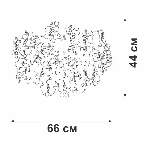 Потолочная люстра Vitaluce V2832-8/7PL