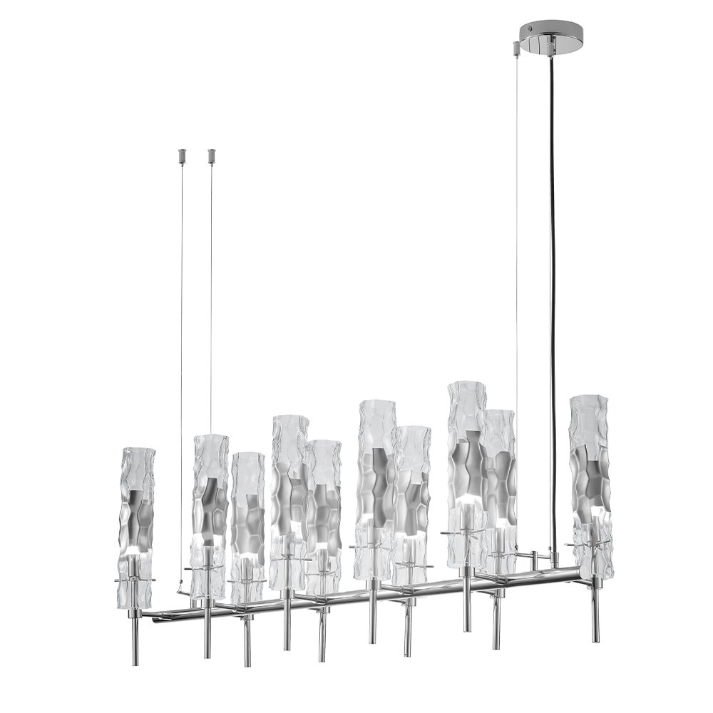 Подвесная люстра Crystal Lux PRIMAVERA SP10 CHROME