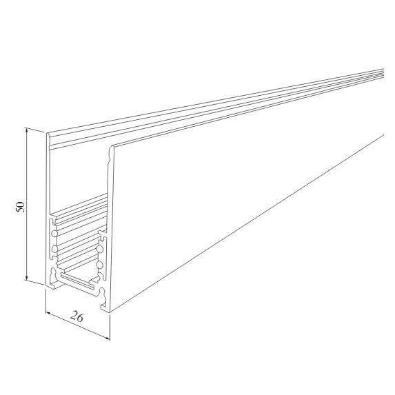 Шинопровод накладной Elektrostandard Slim Magnetic 85085/00 4690389179150 a057185