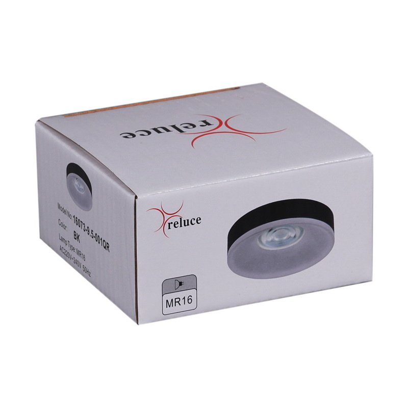 Точечный светильник Reluce 16073-9.5-001QR MR16 BK