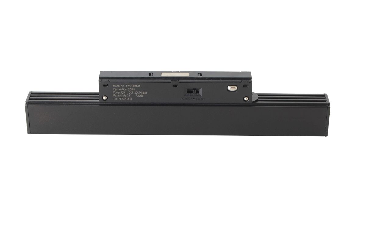 Трековый магнитный светильник Crystal Lux Space CLT 0.33 001 12W BL T 3CCT-SMART