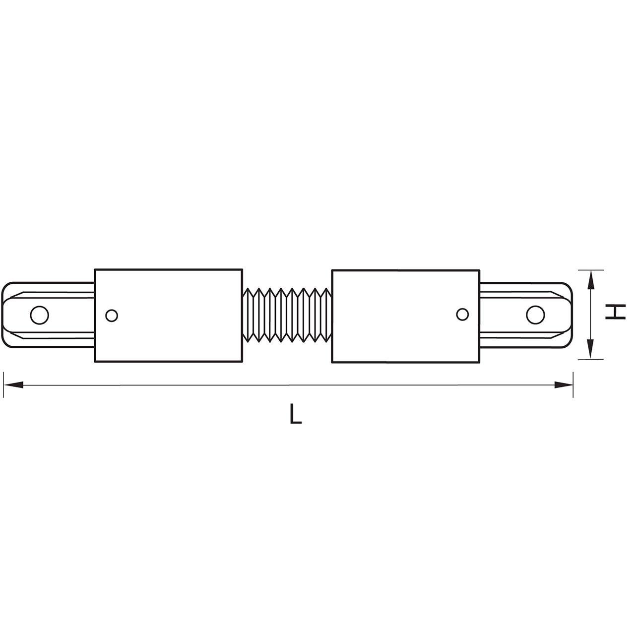 Коннектор гибкий Lightstar Barra 501157 - Elektrostandard.net Коннектор гибкий Lightstar Barra 501157