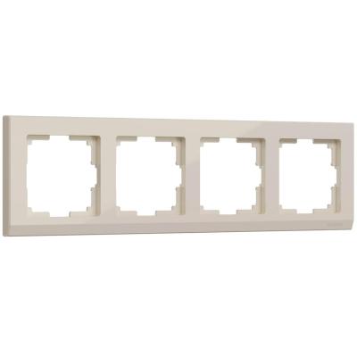 Рамка на 4 поста Werkel Stark слоновая кость W0041803 4690389161896