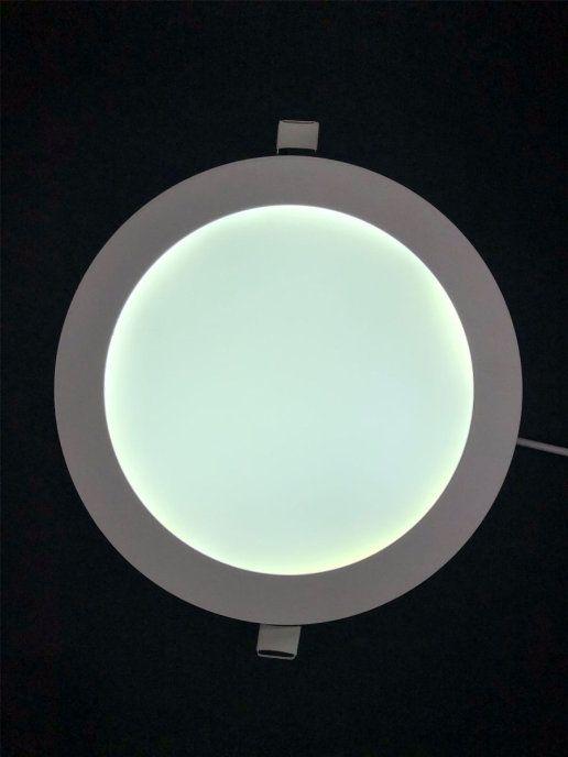 Встраиваемый светодиодный светильник Elvan VLS-102R-18W-WW