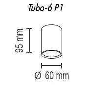Потолочный светильник TopDecor Tubo6 P1 26