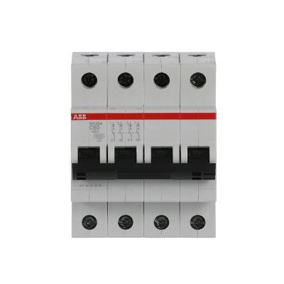 Автоматический выключатель ABB SH204 4-полюсный C50 6кА