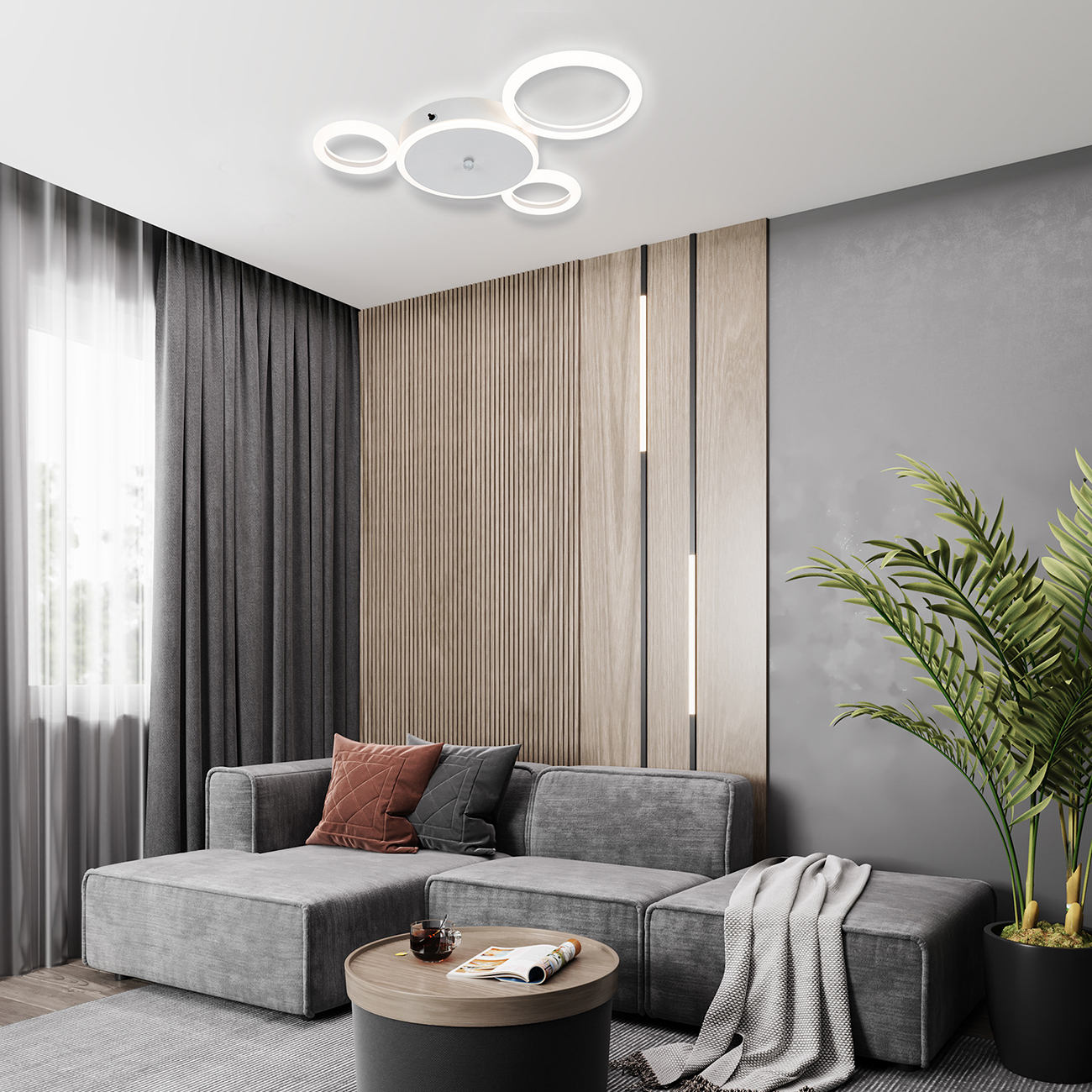 Потолочный светильник Escada Saturn 10268/4LED White